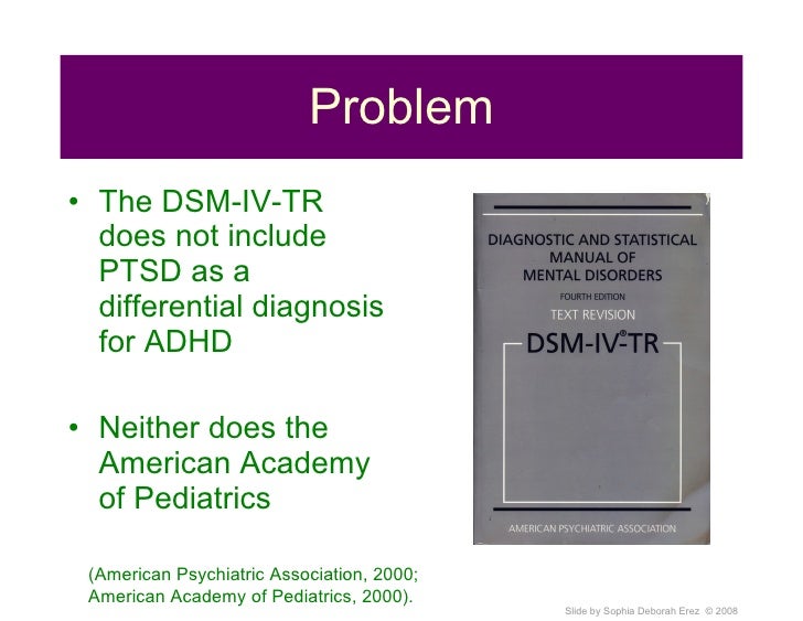 When ADHD presents in traumatized children: A differential ...