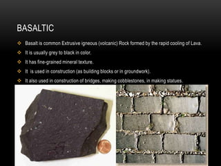 igneous rocks formation and their classification | PPTX