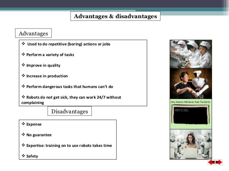 Advantages and disadvantages of robots pdf picture