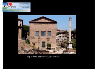 Fig. 5: Antic edifici de la Cúria romana.
 