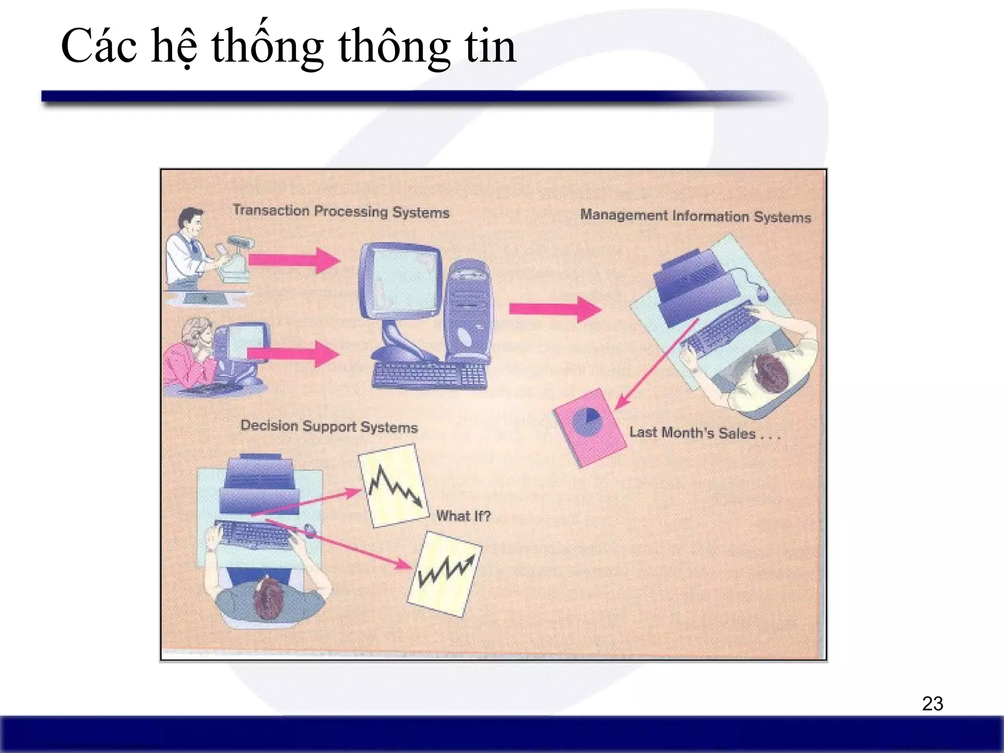 23
Các hệ thống thông tin
 