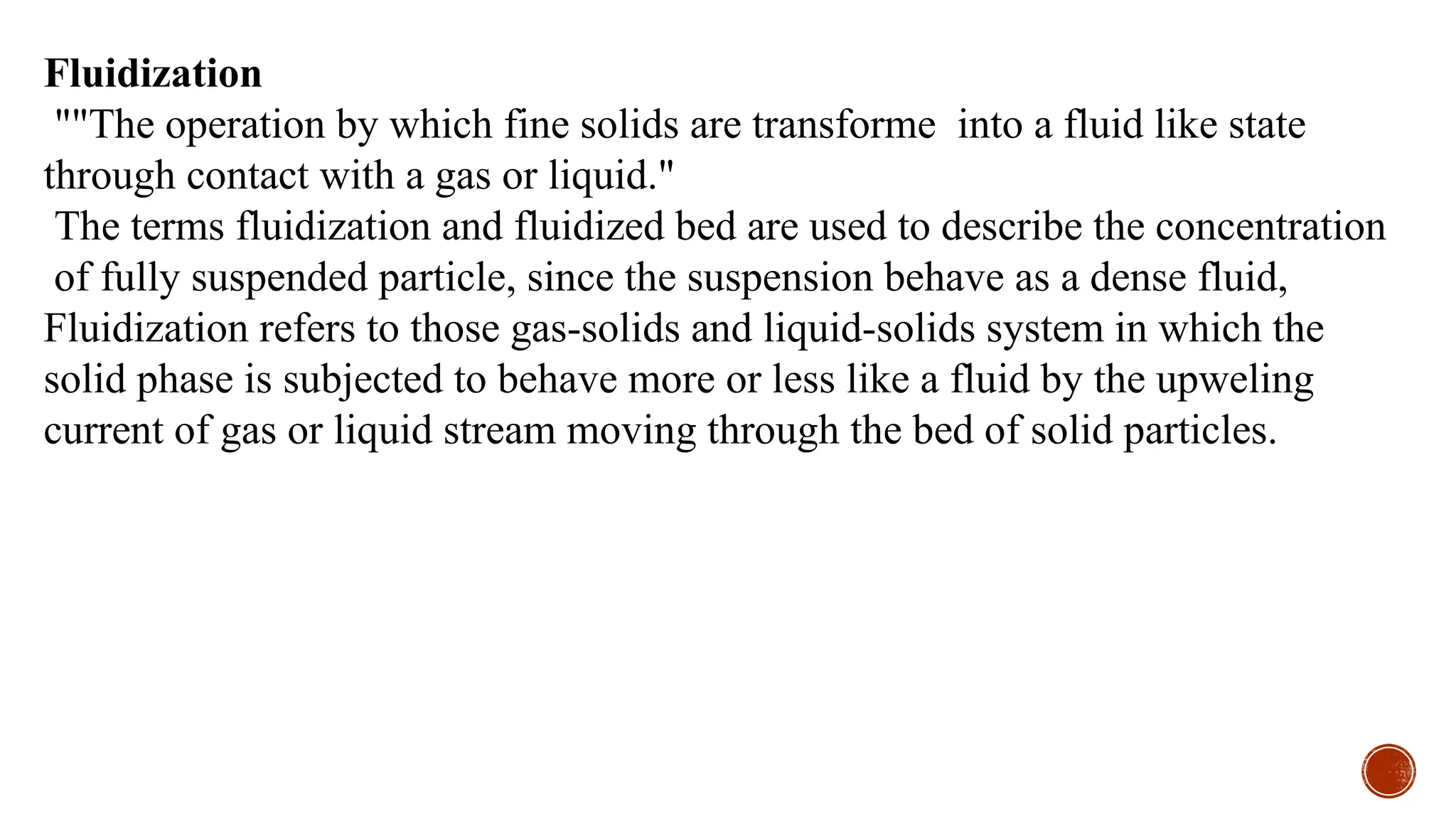 Fluidization and equipments used in .pptx
