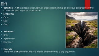 Comprehensive Vocabulary Guide: Definitions, Synonyms, Antonyms, and ...