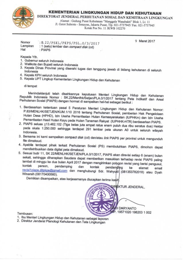 Peta PIAPS versi 1