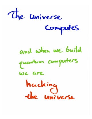 Seth LLoyd of MIT for Knowledge Stream