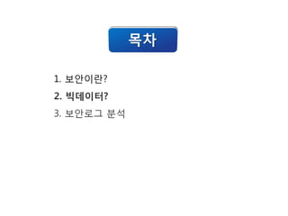 목차
1. 보안이란?

 