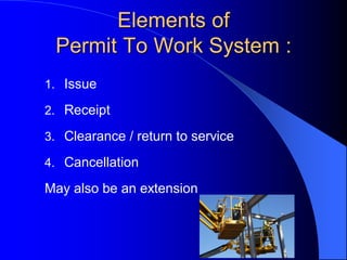 Work permit of fire and safety engineering | PDF