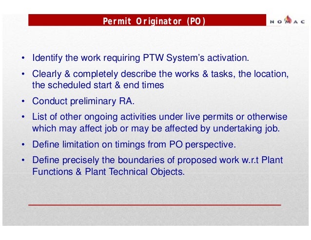 Ptw Loto Training