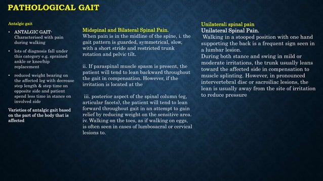 Pty 4304 pathokinesiology gait & pathological gait b | PPTX | Death ...