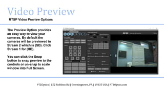 PTZOptics PTZ Camera Applications PPTX