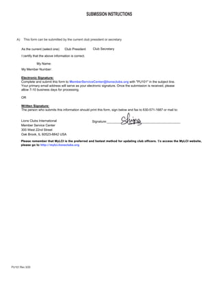 Lions Club Of Sylhet City 315 B1 Officer | PDF