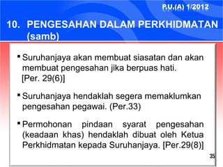 PERATURAN-PERATURAN PEGAWAI AWAM