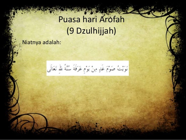 Puasa Sunnah Penghapus Dosa - Dantia S.Pd