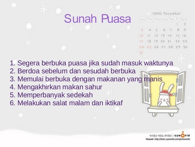 [AGAMA] Puasa (Jenis-Jenis, Syarat, Rukun, Sunnah Puasa, dll)