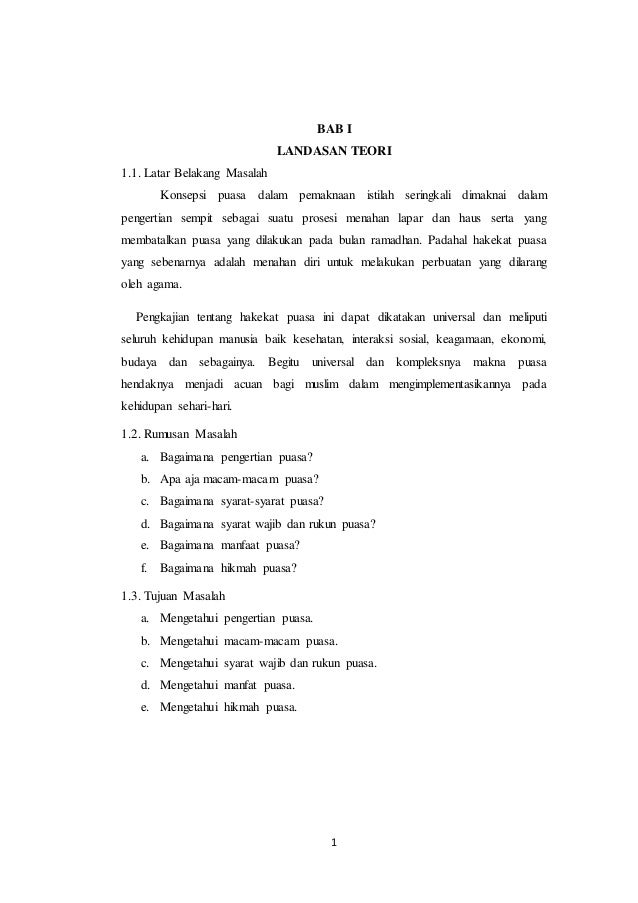 Puasa Bagian Dari Rukun Islam