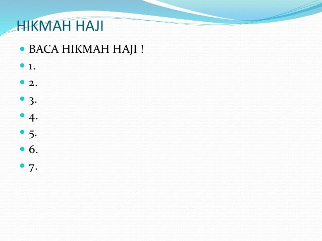 Puasa dan haji