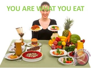 YOU ARE WHAT YOU EAT
 
