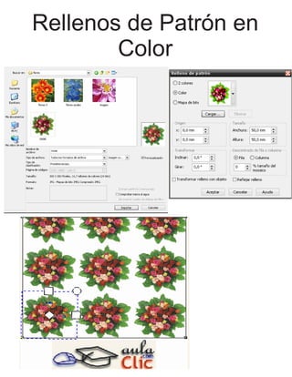 Rellenos de Patrón en
Color