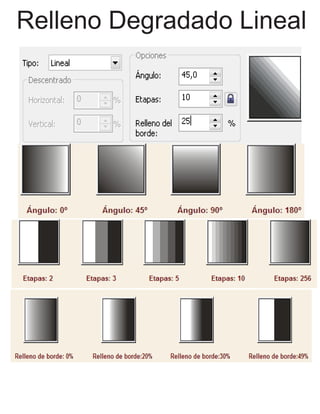 Relleno Degradado Lineal