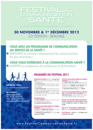 Festival Communication santé
