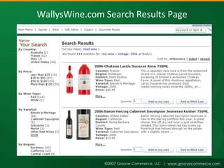 WallysWine.com Search Results Page
 