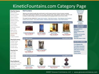 KineticFountains.com Category Page
 
