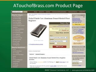 ATouchofBrass.com Product Page
 