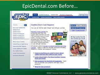EpicDental.com Before…
 
