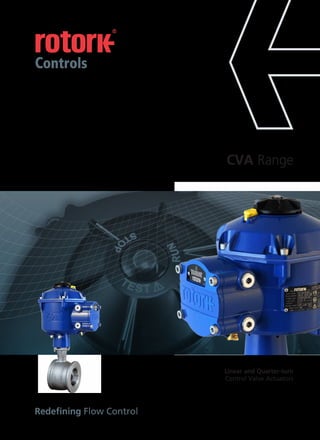 Linear and Quarter-turn
Control Valve Actuators
CVA Range
Redefining Flow Control
 