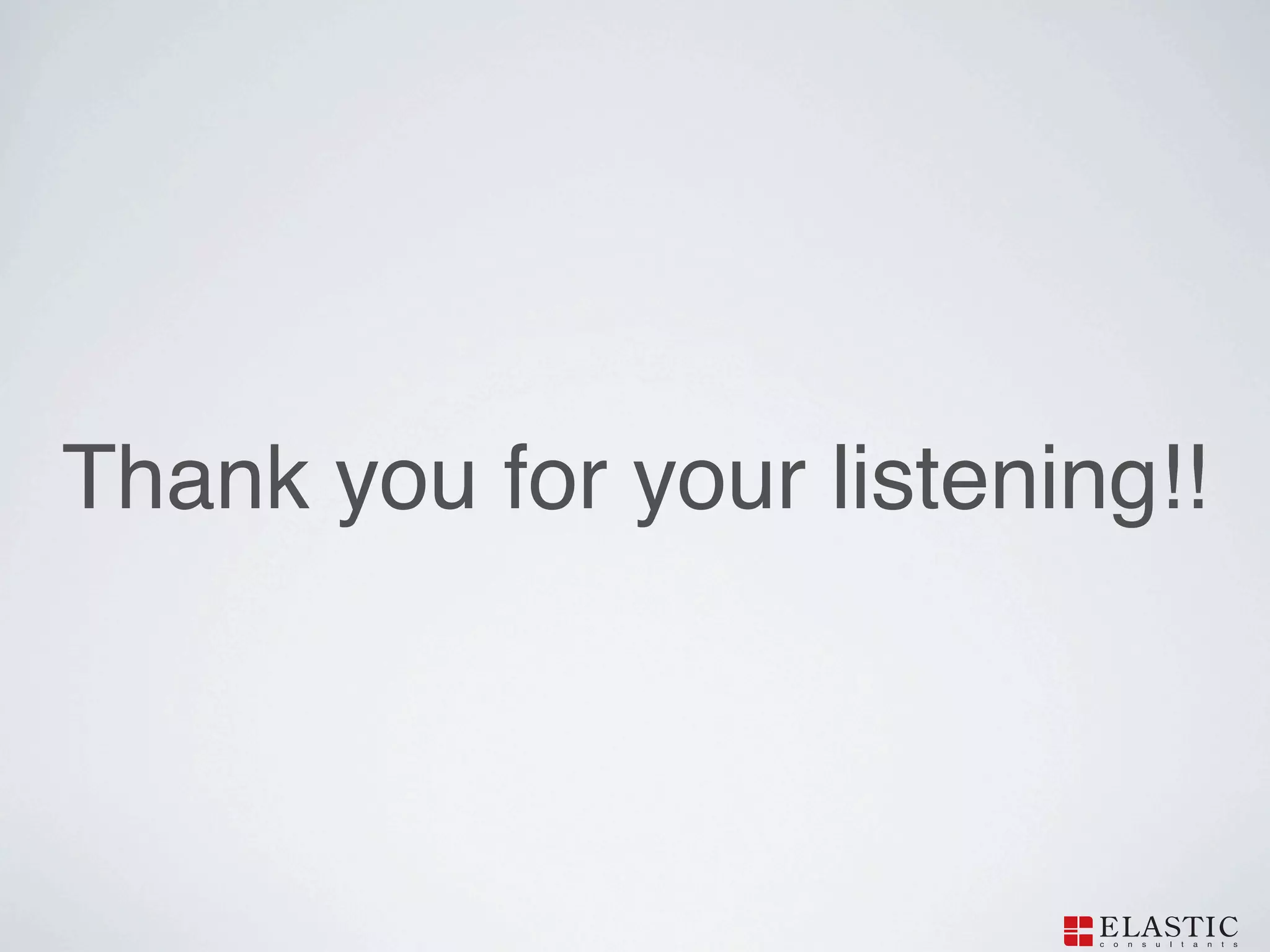 Thank you for your listening!!
 