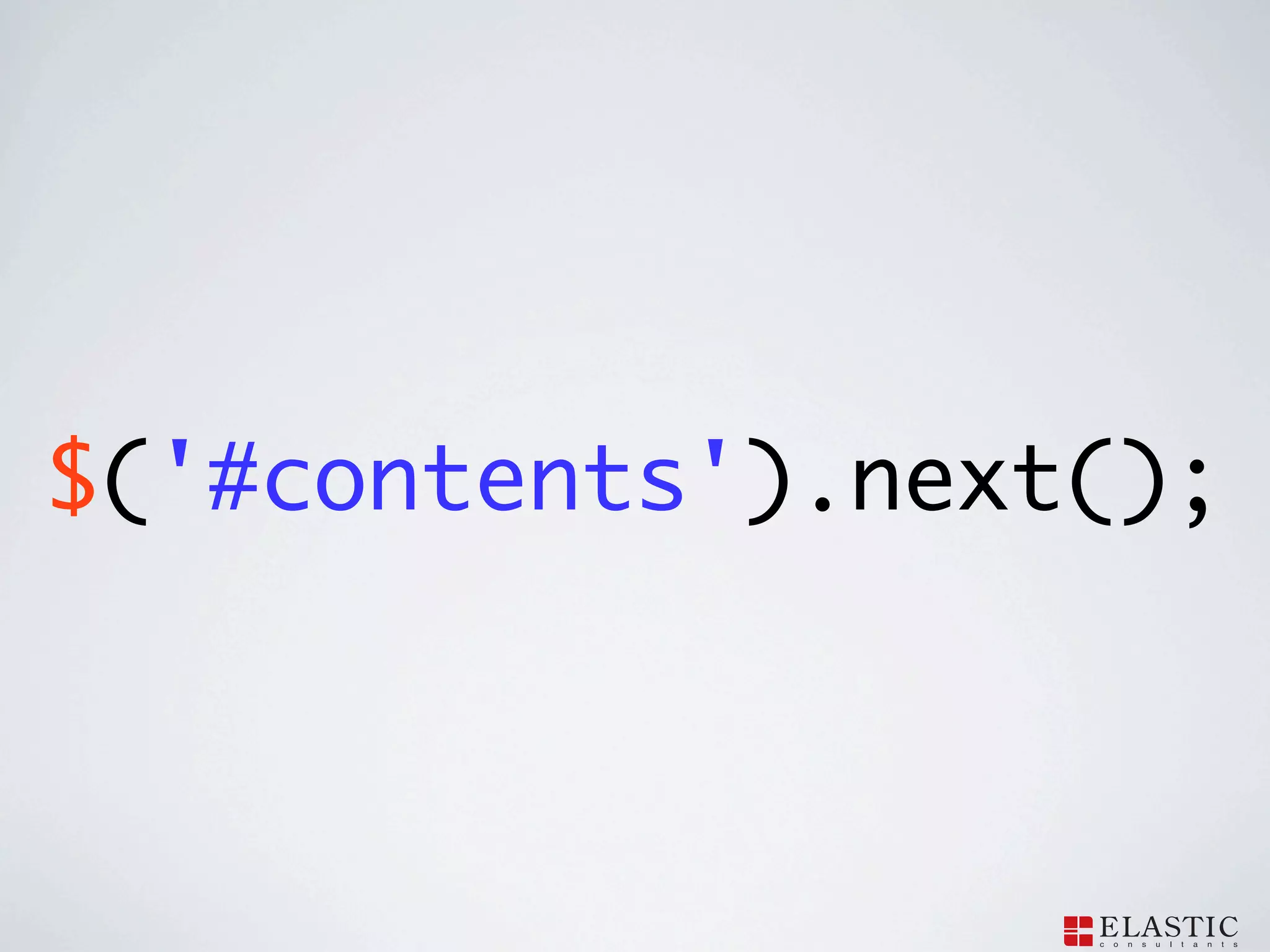 $('#contents').next();
 