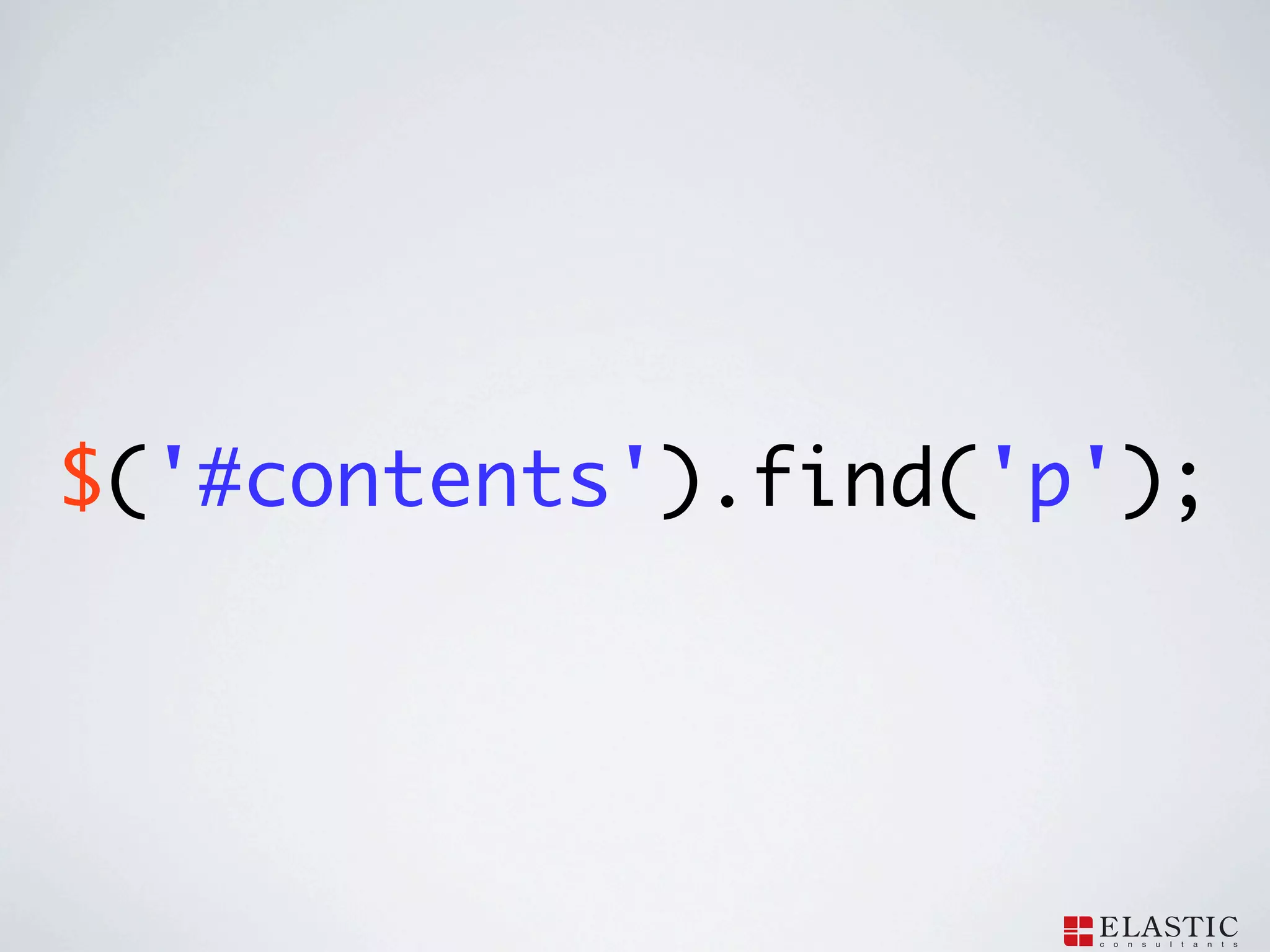 $('#contents').find('p');
 