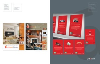Création de logo 
Circulaires 
et publications 
ACTIONS 
MULTI 
FLAMMES 
Regroupement 
de détaillants de 
poêles et foyers 
AUTO VALUE 
Affiches 
en succursales 
Panneaux autobus 
 