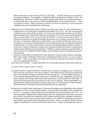 Publicité en action