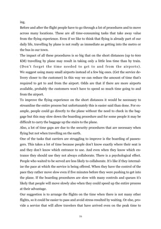 The British Airways service delivery process