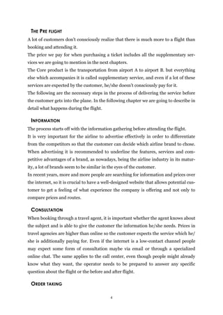 The British Airways service delivery process