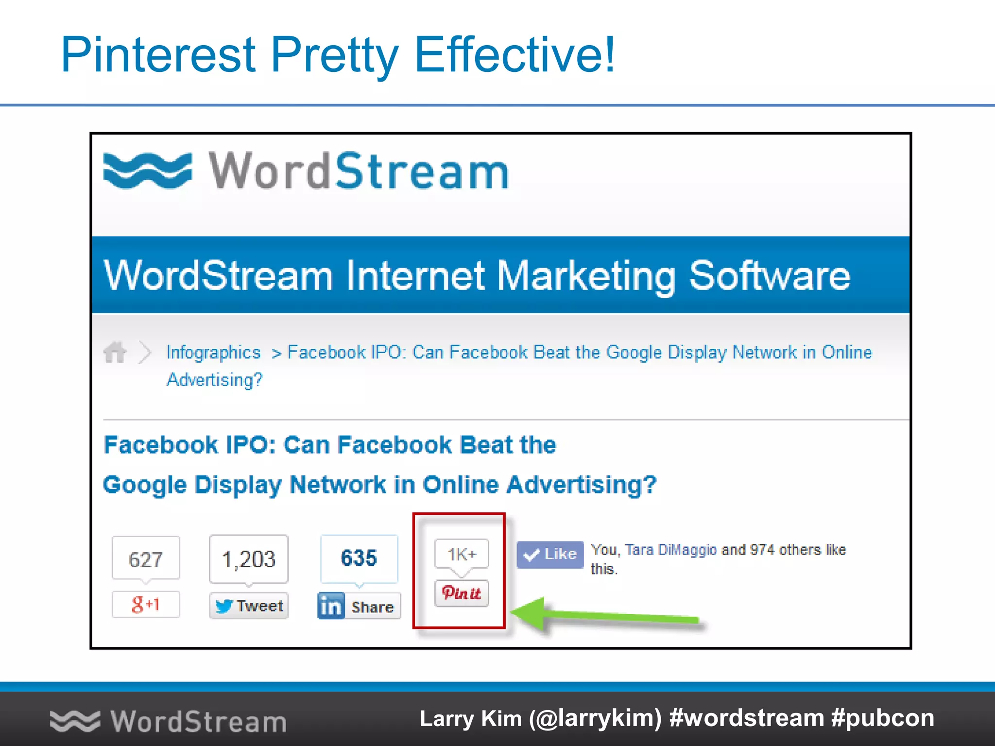 Follow Up Stories!
Larry Kim (@larrykim) #wordstream #pubcon
 