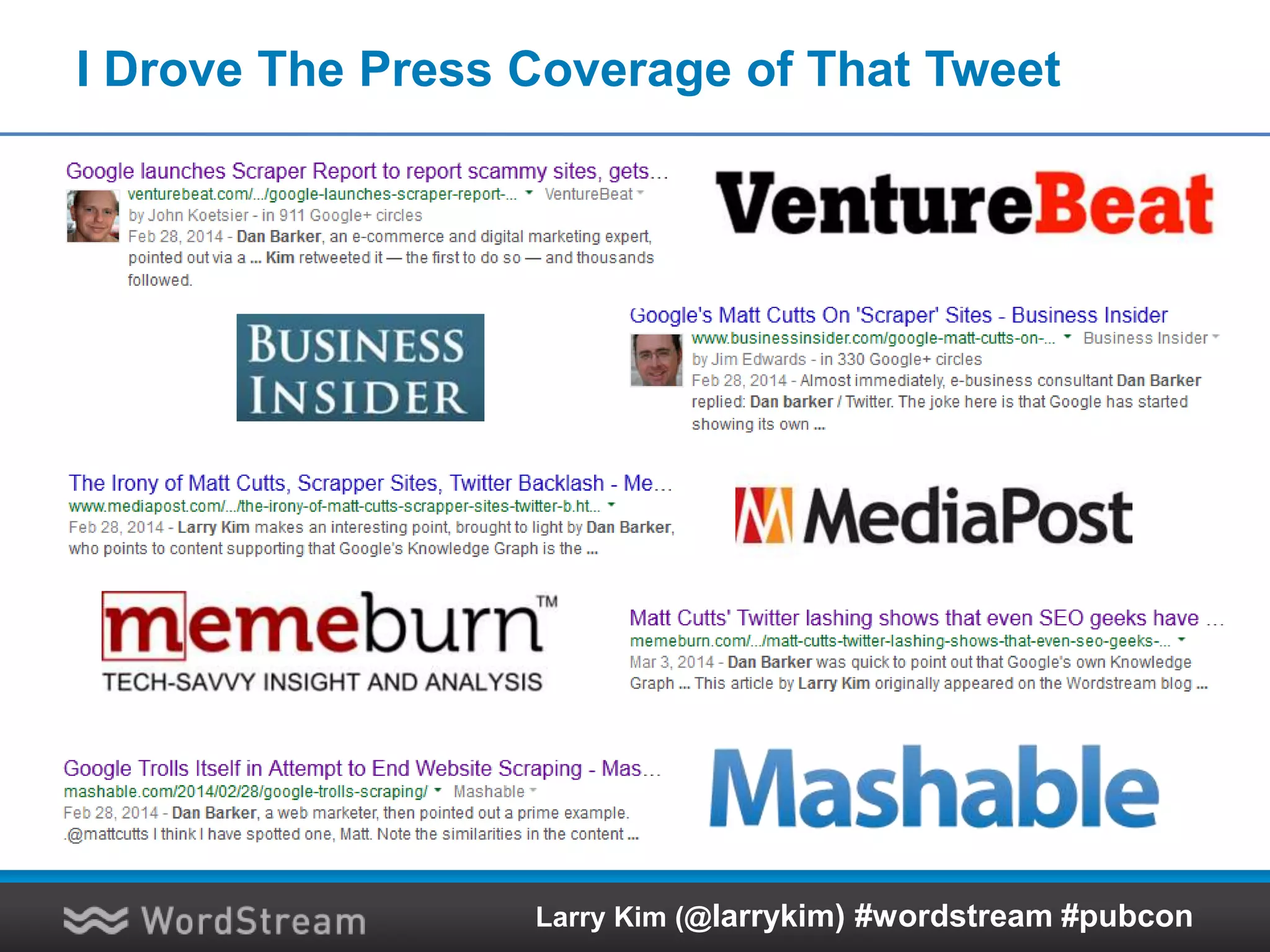 Epiphany #5
A Note on Article
Quality vs. Quantity
 