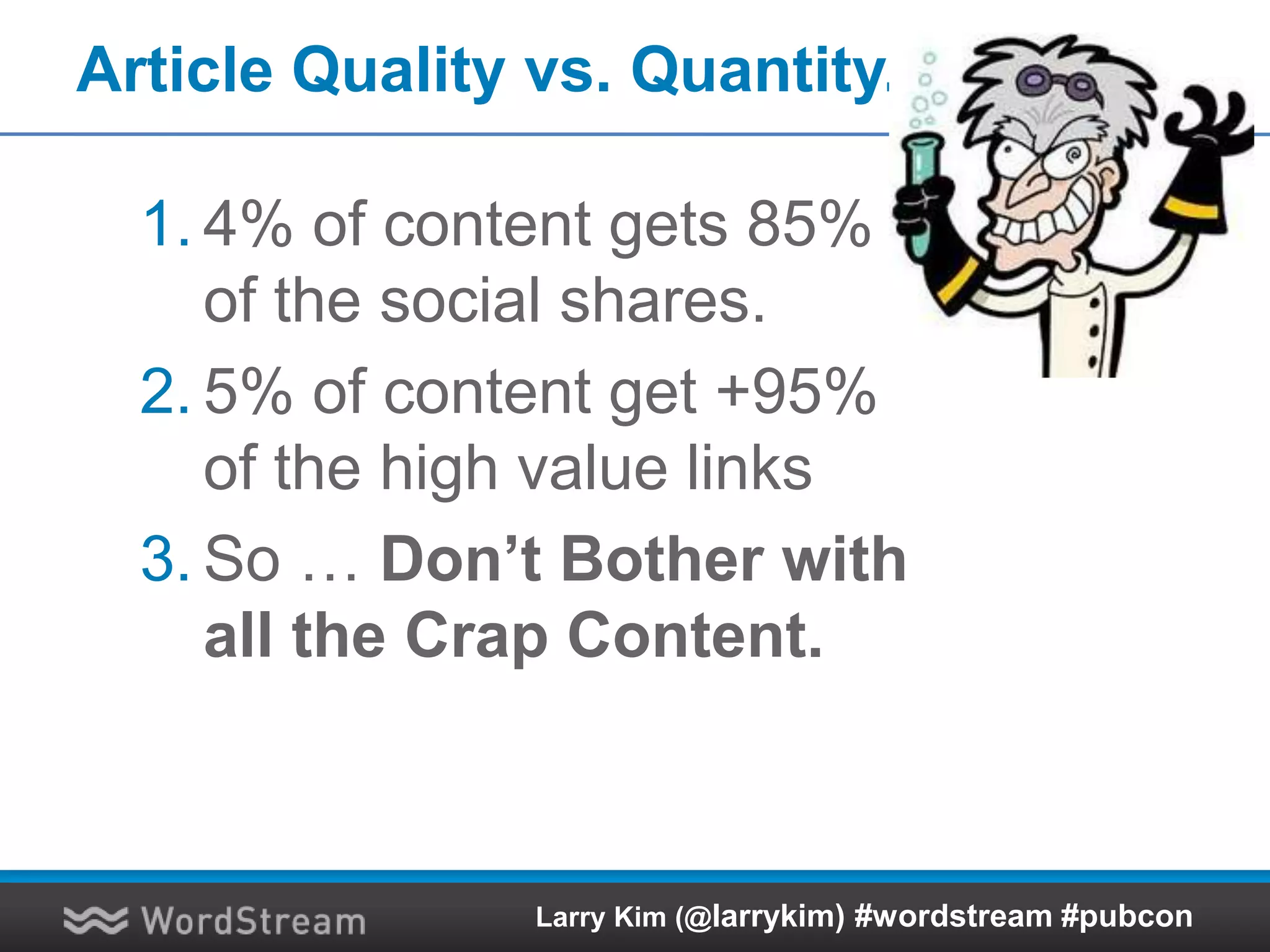 Epiphany #6
Be The Expert
 