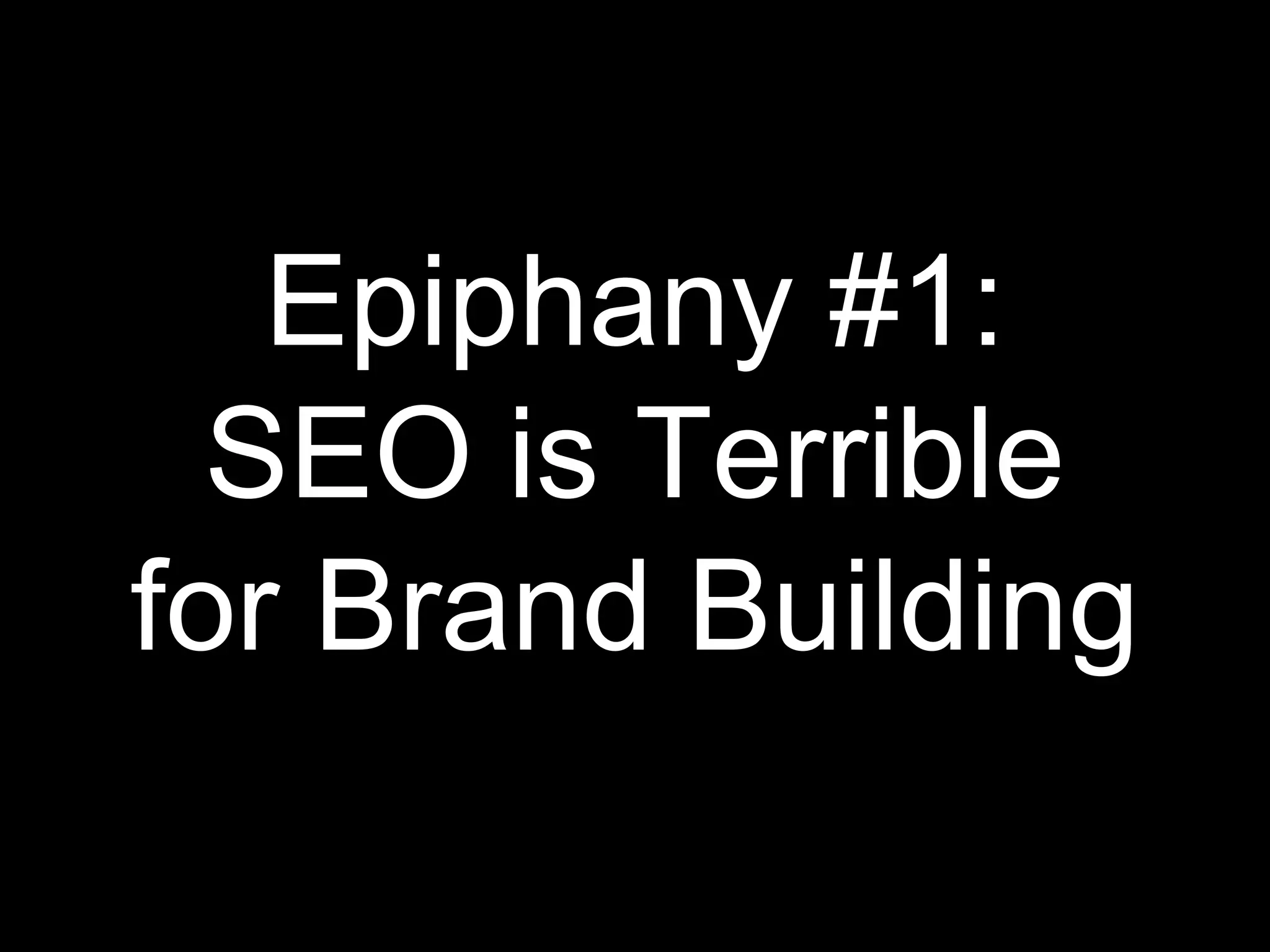 Organic Search Success?
• Blog does 600k Uniques / Month, +8.4% / month.
Larry Kim (@larrykim) #wordstream #pubcon
 