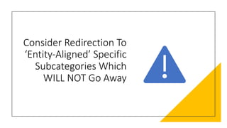 Be#Aware#That#Often#On#The#Long#
Tail#Google#Will#Let#You#Handle#The#
Redirection#On#Your#Side#Without#
Updating#The#SERPs
 