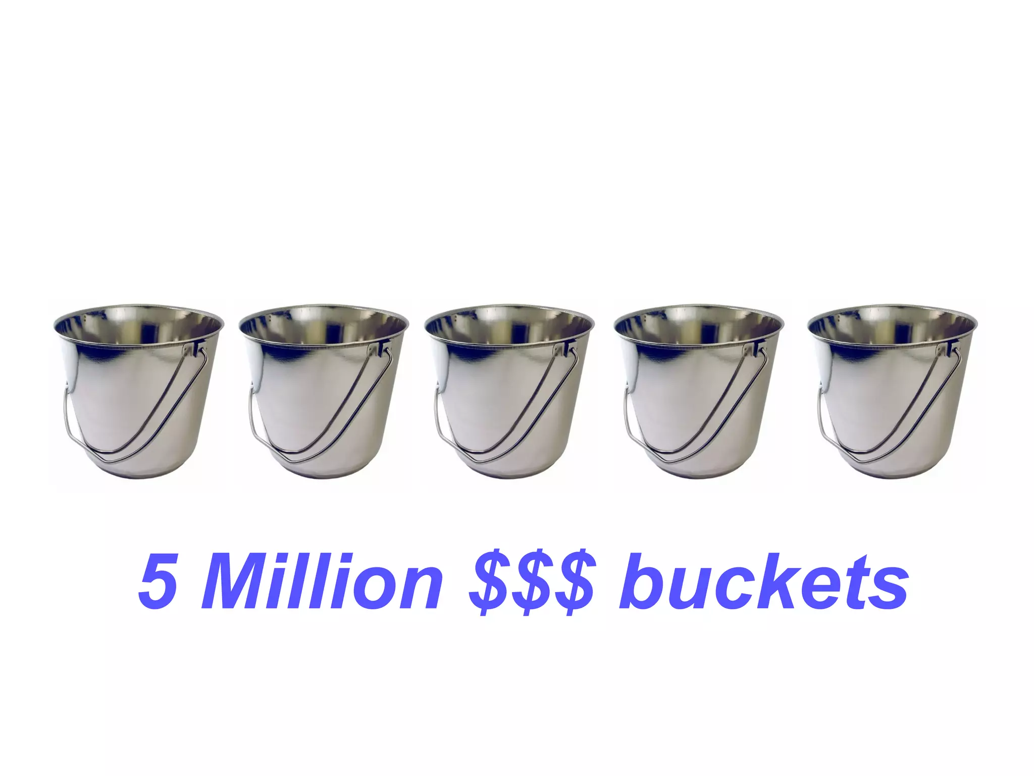 5 Million $$$ buckets 