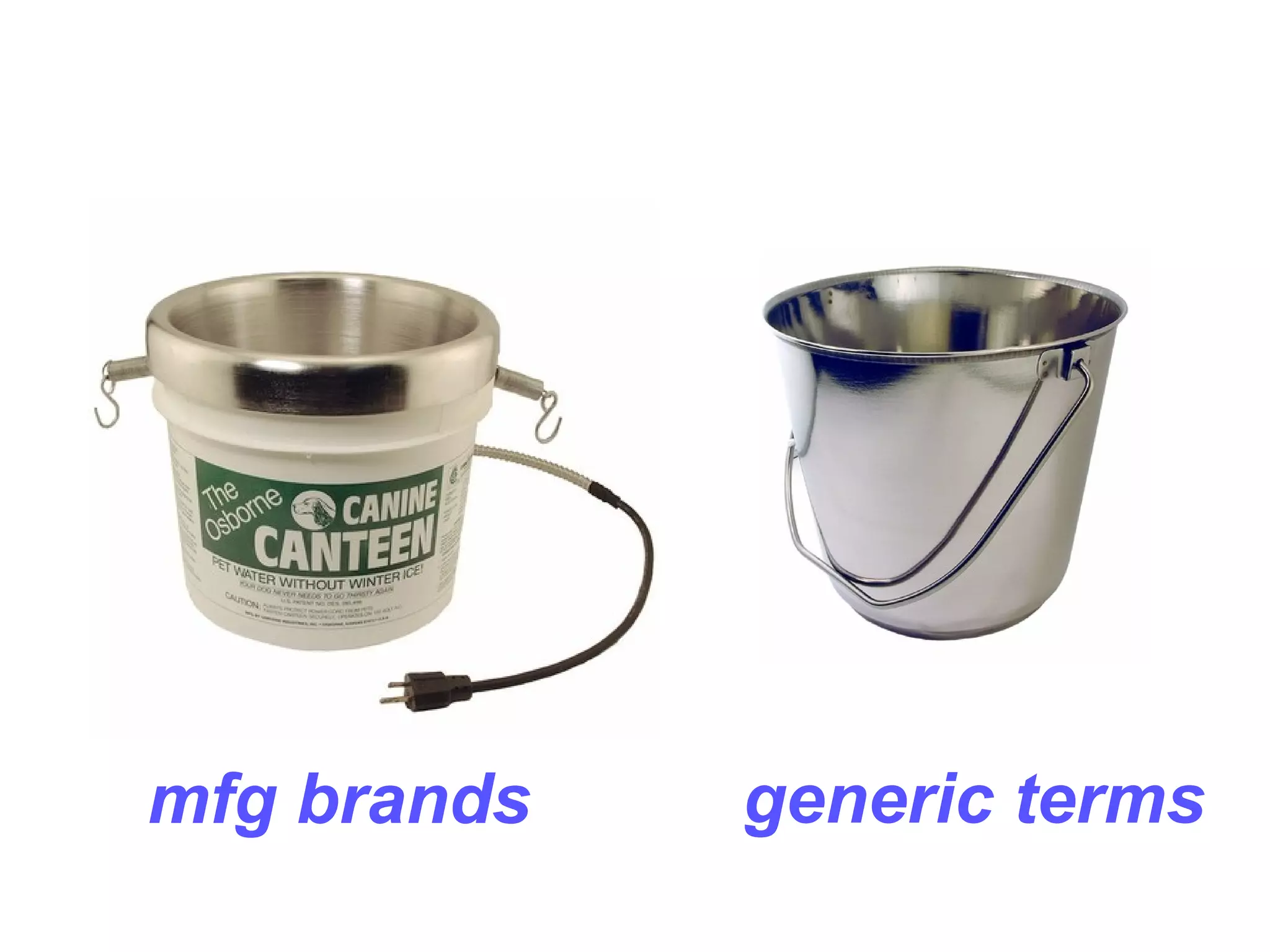 mfg brands generic terms 