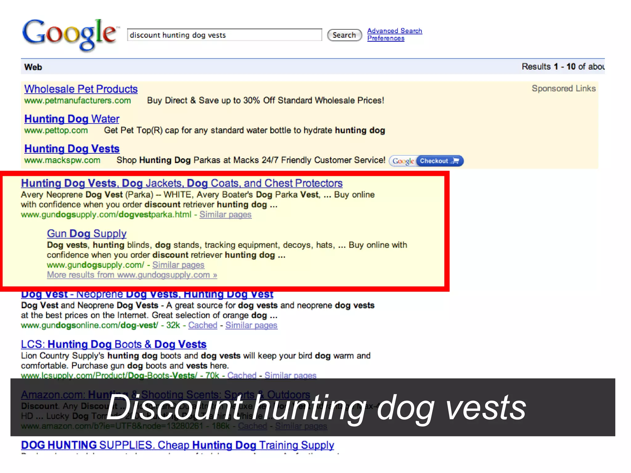Discount hunting dog vests 