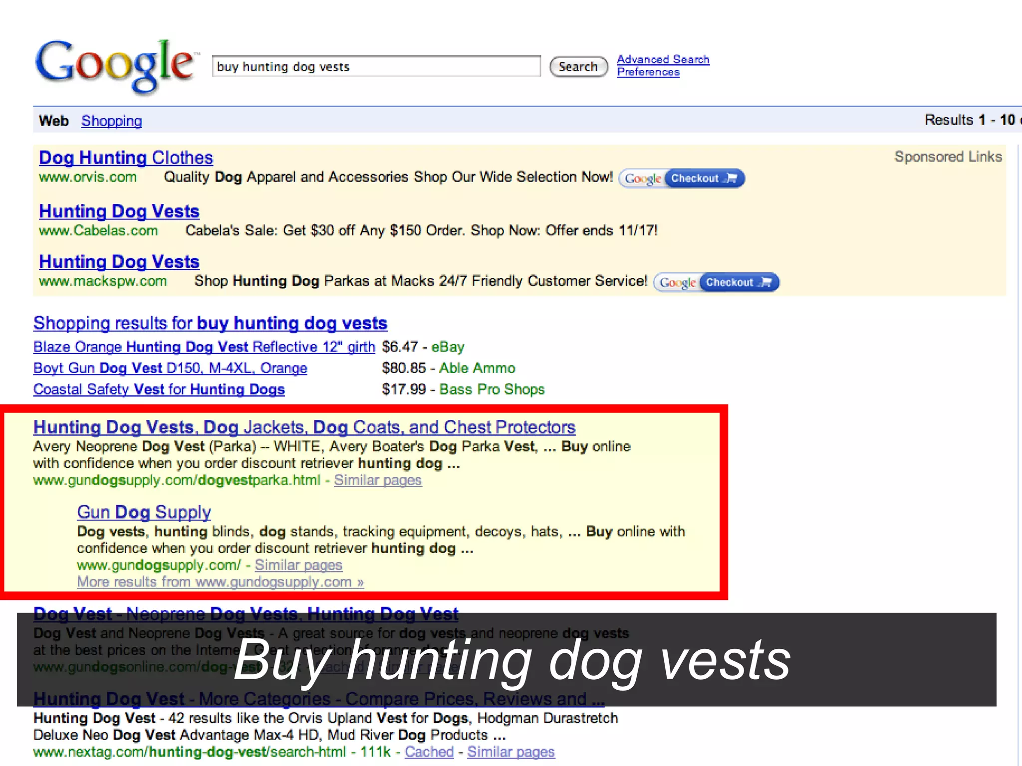 Buy hunting dog vests 