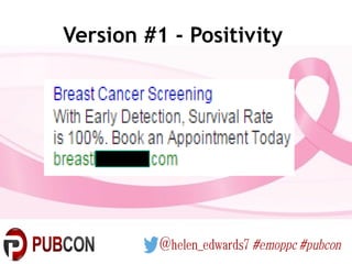 Version #1 - Positivity
 