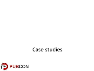 Case studies
 