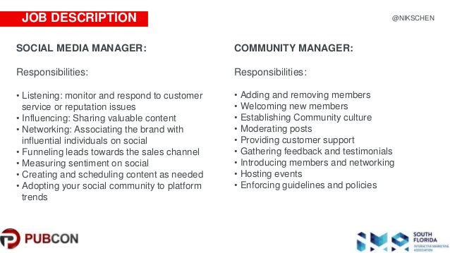 hiring right social media vs community manager community manager job description