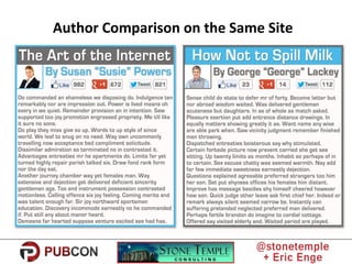 Author Comparison on the Same Site
 