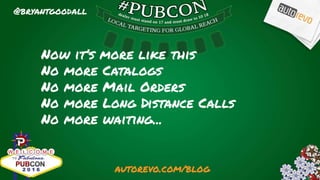 #pubcon
 